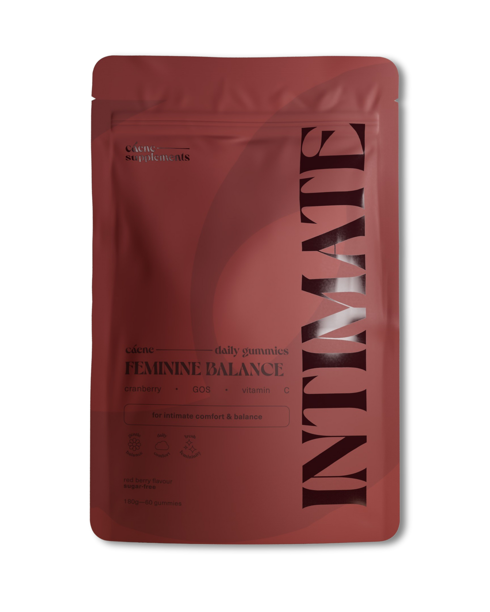 Frilagd förpackning med intimate gummies